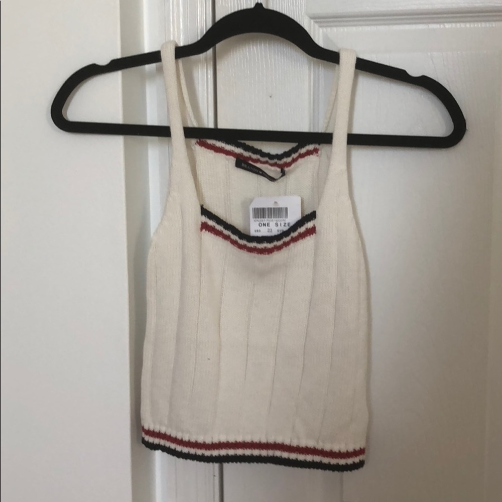 NWT Brandy Melville Sweater Tank -Cream